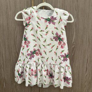 PRELOVED - Monnalisa - Low-waisted Girls Flower Dress